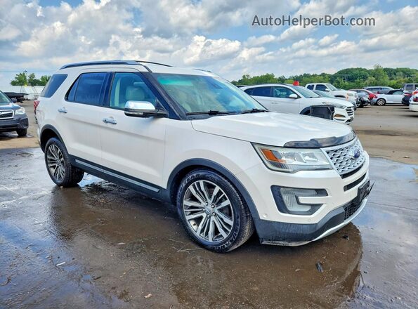 1FM5K8HT4HGC01718 2017 FORD EXPLORER Белый Передняя правая четверть