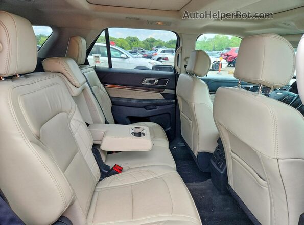 1FM5K8HT4HGC01718 2017 FORD EXPLORER Белый Вид задней части салона