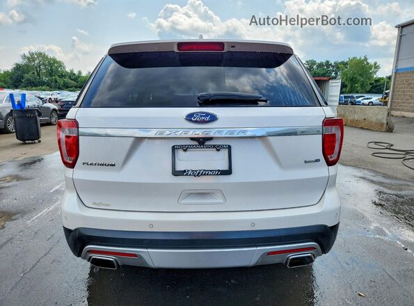 1FM5K8HT4HGC01718 2017 FORD EXPLORER Белый Вид сзади