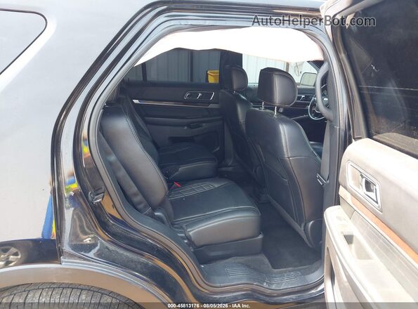 1FM5K8HT4HGC59831 2017 FORD EXPLORER Black Widok naklejki z numerem VIN