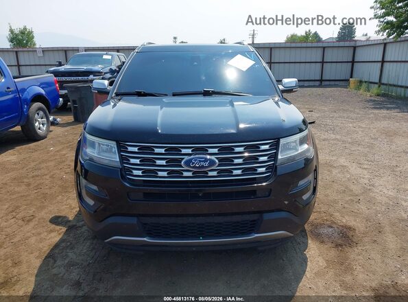 1FM5K8HT4HGC59831 2017 FORD EXPLORER Black Widok zestawu wskaźników