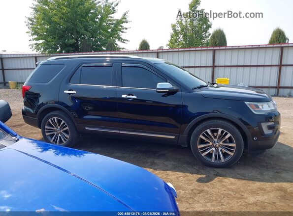 1FM5K8HT4HGC59831 2017 FORD EXPLORER Black Widok wnętrza z tyłu