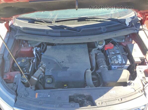 1FM5K8HT4JGA04330 2018 FORD EXPLORER Red Շարժիչի բաժամունքի տեսք