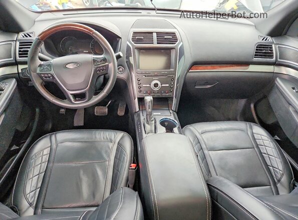1FM5K8HT5GGC65247 2016 FORD EXPLORER Черный Вид панели приборов