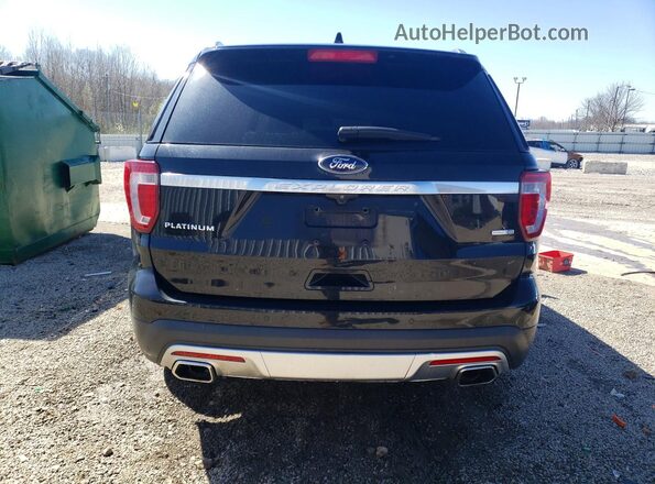 1FM5K8HT5GGC65247 2016 FORD EXPLORER Черный Вид сзади