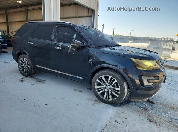 1FM5K8HT5HGA22815 2017 FORD EXPLORER Black Delantero derecho