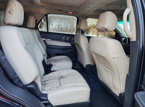 1FM5K8HT5HGA22815 2017 FORD EXPLORER Black Vista interior trasera