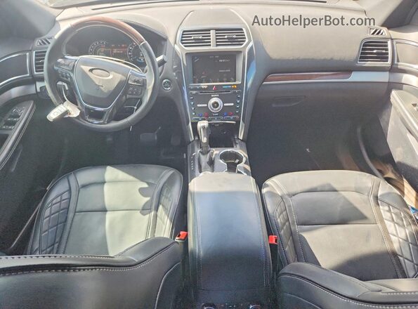 1FM5K8HT5JGB54673 2018 FORD EXPLORER Black Вид панелі приладів