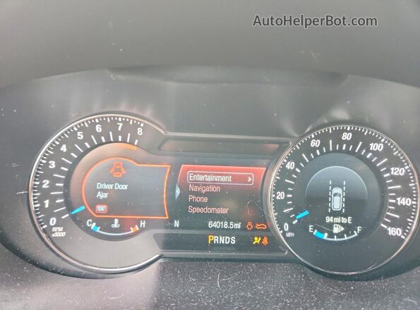 1FM5K8HT5JGC87711 2018 FORD EXPLORER Red Widok zestawu wskaźników