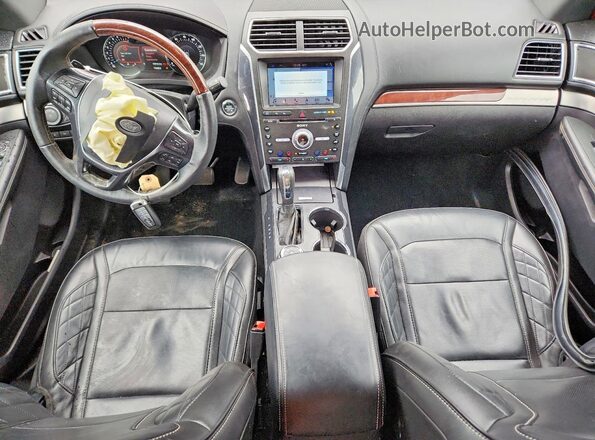 1FM5K8HT5JGC87711 2018 FORD EXPLORER Red Widok deski rozdzielczej