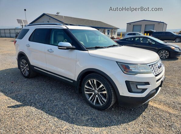 1FM5K8HT6GGA72895 2016 FORD EXPLORER White Front right
