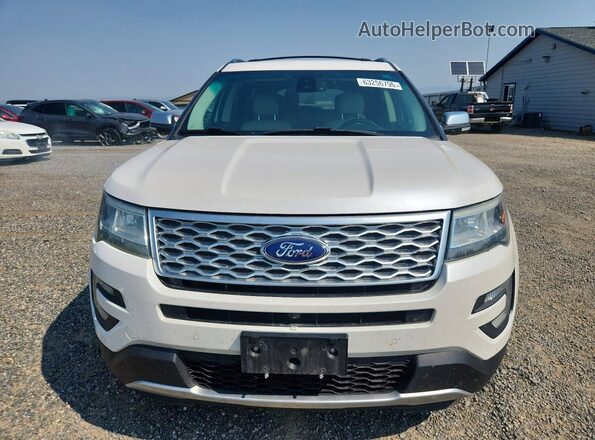 1FM5K8HT6GGA72895 2016 FORD EXPLORER White Front view