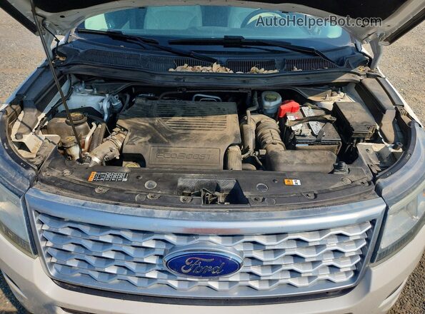 1FM5K8HT6GGA72895 2016 FORD EXPLORER White Engine compartment view