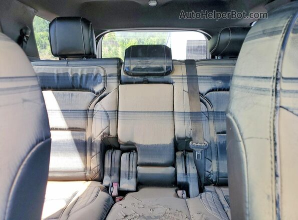 1FM5K8HT6HGC52217 2017 FORD EXPLORER Black Rear seats view