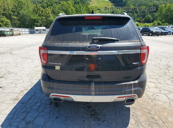 1FM5K8HT6HGC52217 2017 FORD EXPLORER Black Rear view