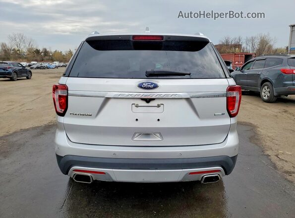 1FM5K8HT6HGD17423 2017 FORD EXPLORER Серебряный Вид сзади
