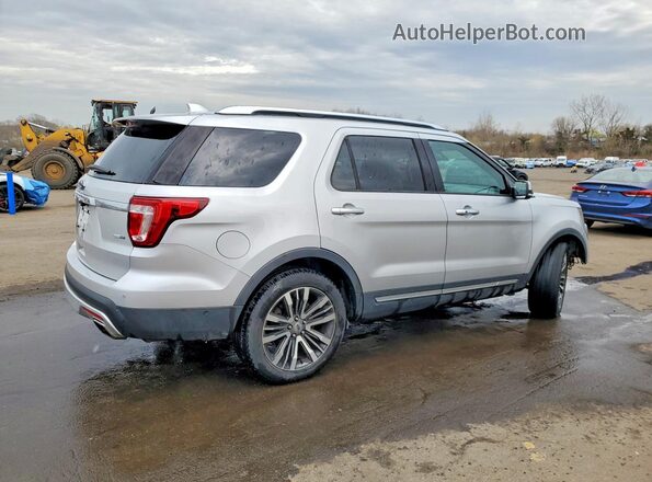 1FM5K8HT6HGD17423 2017 FORD EXPLORER Серебряный Задняя правая четверть