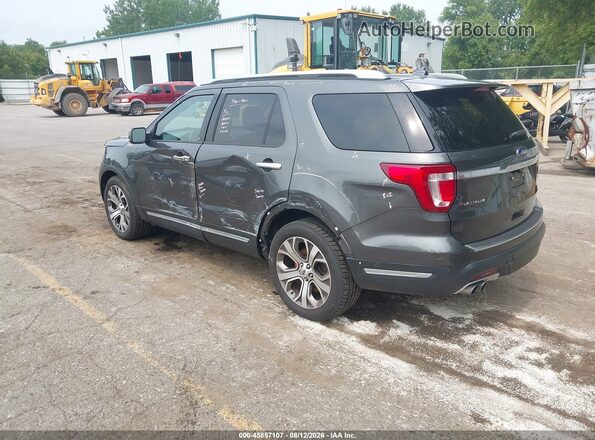 1FM5K8HT6JGB85589 2018 FORD EXPLORER Серый Задняя левая четверть