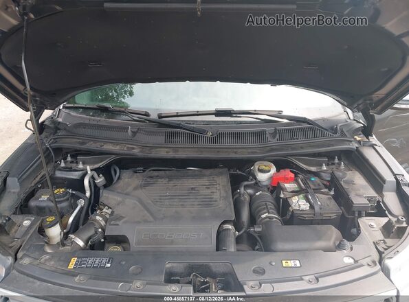 1FM5K8HT6JGB85589 2018 FORD EXPLORER Серый Вид сзади