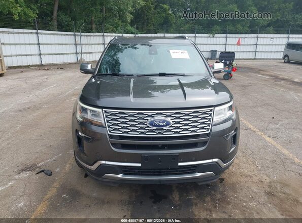 1FM5K8HT6JGB85589 2018 FORD EXPLORER Серый Вид щитка приборов
