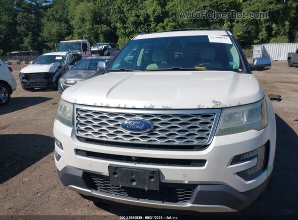 1FM5K8HT7GGB68518 2016 FORD EXPLORER White Սարքավորումների վահանակի տեսք