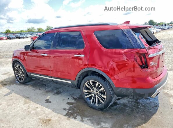 1FM5K8HT7GGB92172 2016 FORD EXPLORER Красный Задняя левая четверть