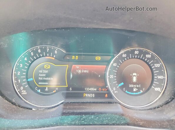 1FM5K8HT7GGB92172 2016 FORD EXPLORER Красный Вид щитка приборов