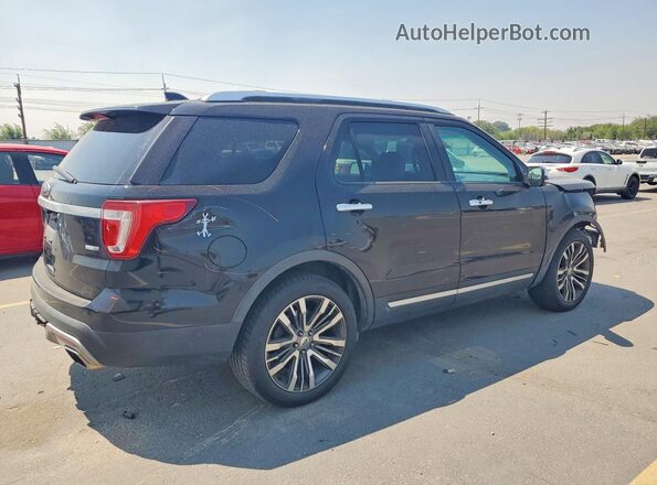 1FM5K8HT8GGB78393 2016 FORD EXPLORER Black Trasero derecho