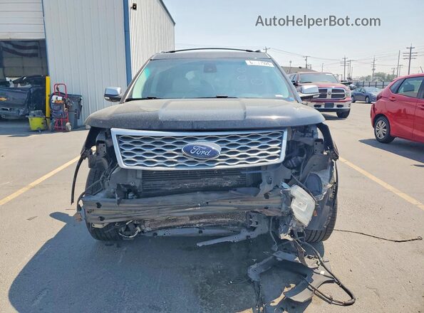 1FM5K8HT8GGB78393 2016 FORD EXPLORER Black Vista frontal