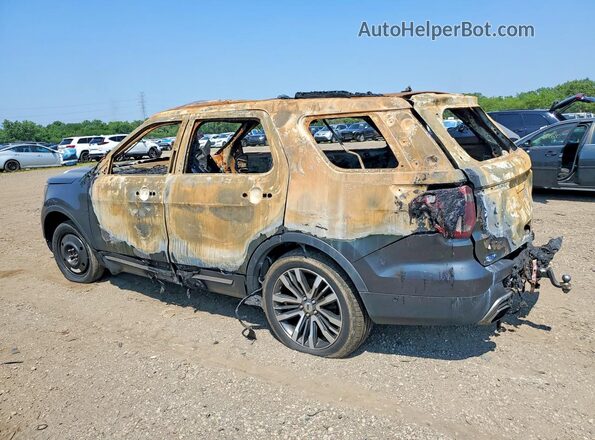 1FM5K8HT8GGC31545 2016 FORD EXPLORER Пожар Задняя левая четверть
