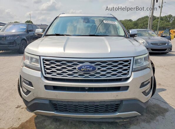 1FM5K8HT8HGC51523 2017 FORD EXPLORER Silver Front view
