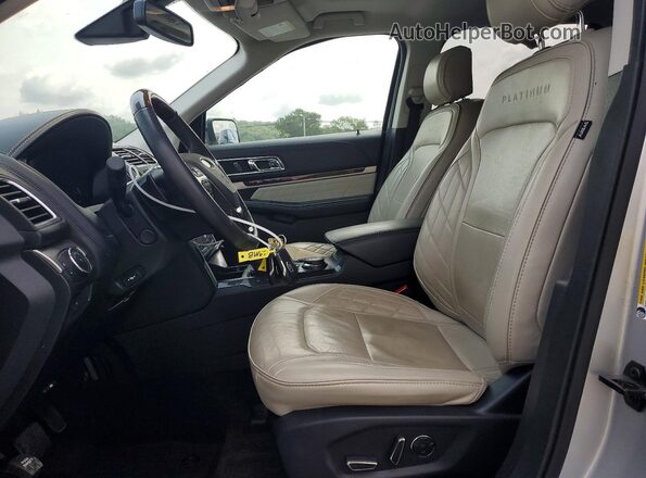 1FM5K8HT8HGC51523 2017 FORD EXPLORER Silver Front interior view