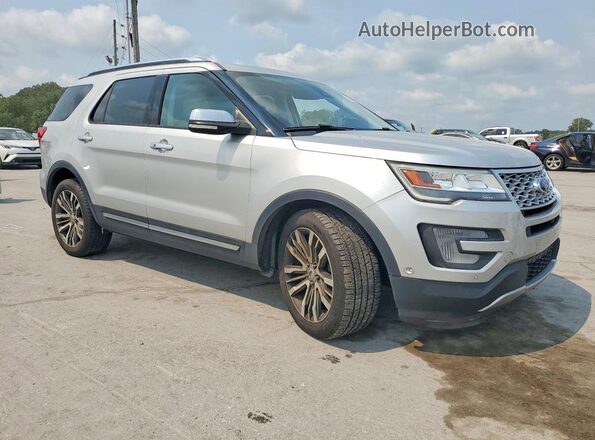 1FM5K8HT8HGC51523 2017 FORD EXPLORER Silver Front right