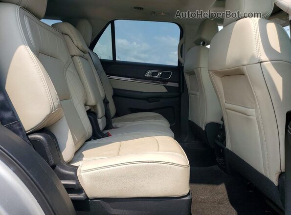1FM5K8HT8HGC51523 2017 FORD EXPLORER Silver Rear interior view
