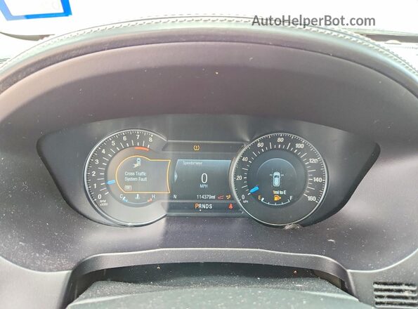 1FM5K8HT8HGC54048 2017 FORD EXPLORER Red Instrument cluster view