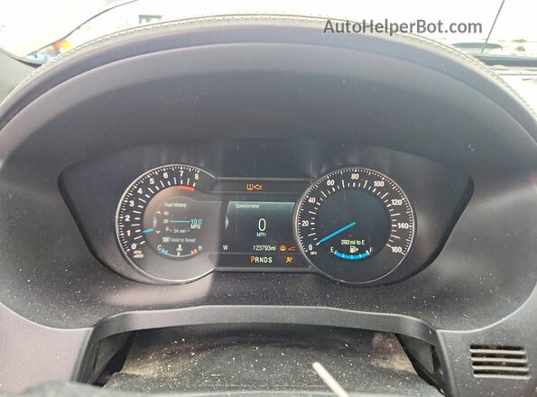 1FM5K8HT8JGA79998 2018 FORD EXPLORER Black Vista del cuadro de instrumentos