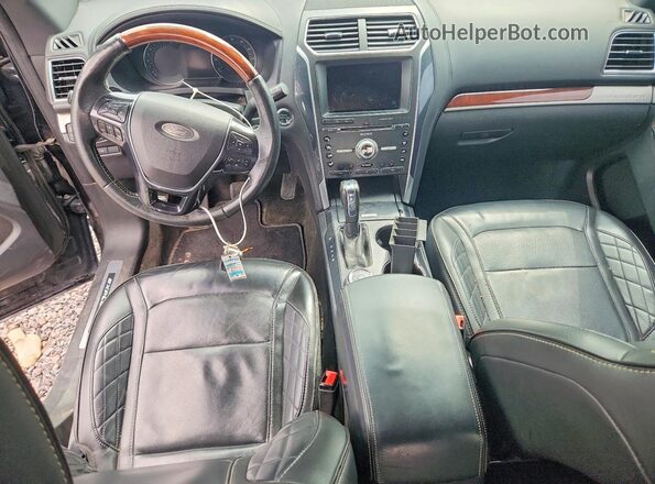 1FM5K8HT8JGA79998 2018 FORD EXPLORER Black Vista del salpicadero