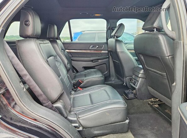1FM5K8HT8JGA79998 2018 FORD EXPLORER Black Vista interior trasera