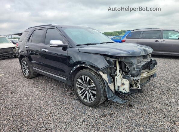 1FM5K8HT8JGA79998 2018 FORD EXPLORER Black Delantero derecho