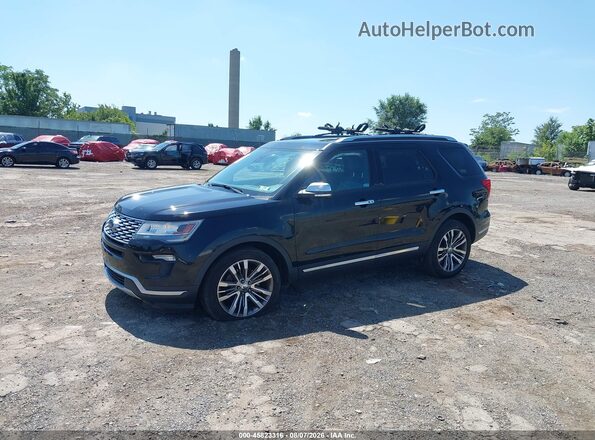 1FM5K8HT8JGC02182 2018 FORD EXPLORER Black Vista tres cuartos delantera izquierda