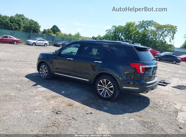 1FM5K8HT8JGC02182 2018 FORD EXPLORER Black Trasero izquierdo
