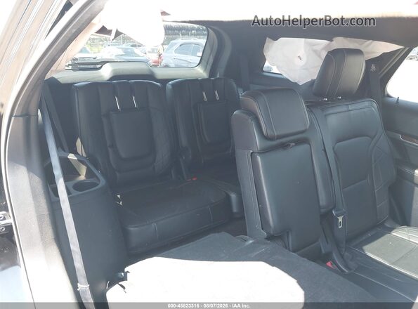 1FM5K8HT8JGC02182 2018 FORD EXPLORER Black Vista de la etiqueta del VIN