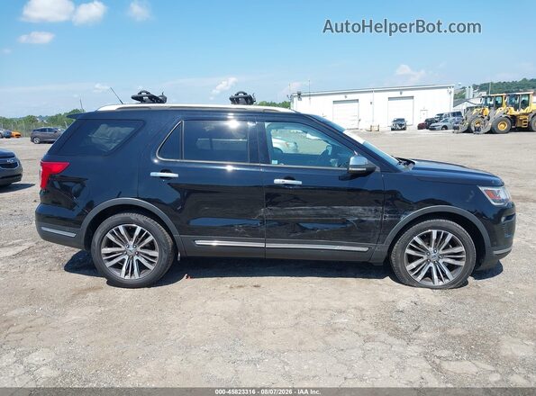 1FM5K8HT8JGC02182 2018 FORD EXPLORER Black Vista interior trasera
