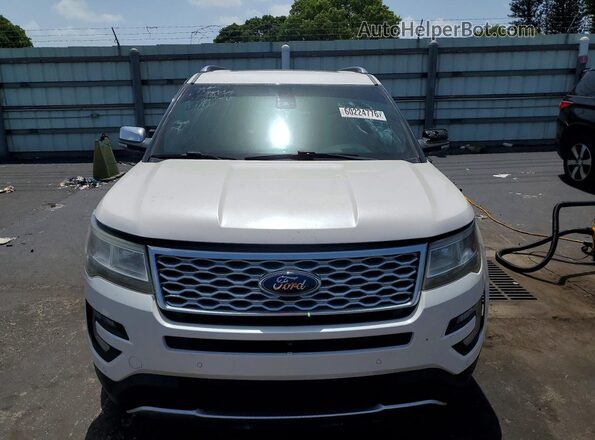 1FM5K8HT9HGC18515 2017 FORD EXPLORER White Դիմացի տեսք