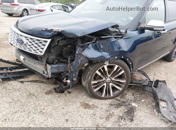 1FM5K8HTXGGD33252 2016 FORD EXPLORER Blue წინა ხედი