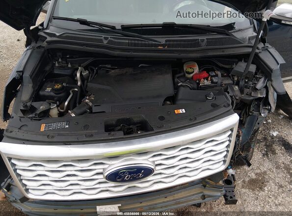 1FM5K8HTXGGD33252 2016 FORD EXPLORER Blue უკანა ხედი
