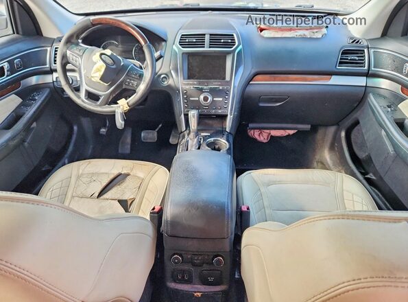 1FM5K8HTXHGA55759 2017 FORD EXPLORER Blue Առջևի վահանակի տեսք