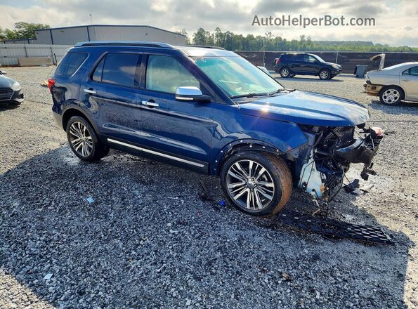1FM5K8HTXHGA55759 2017 FORD EXPLORER Blue Առջևի աջ
