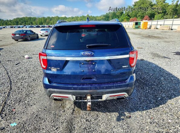 1FM5K8HTXHGA55759 2017 FORD EXPLORER Blue Հետևի տեսք