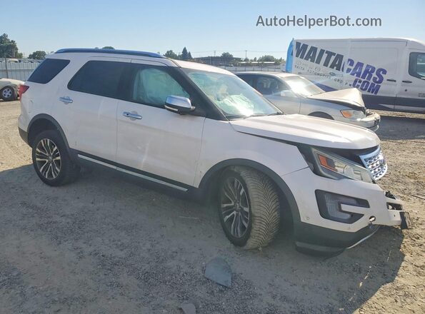 1FM5K8HTXHGE12650 2017 FORD EXPLORER White Delantero derecho